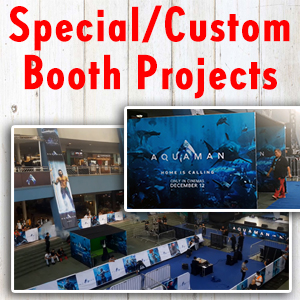 13 CUSTOMIZED BOOTHS